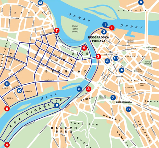 mapa biciklistickih staza beograd Raspisan tender za izradu studije proširenja mreže biciklističkih  mapa biciklistickih staza beograd